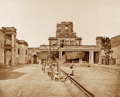 Innenraum des Chutr Munzil, Lucknow von Felice Beato